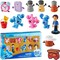 PMI International Blues Clues Pencil Toppers 12pk Josh Tickety Tock Paprika Magenta Pail